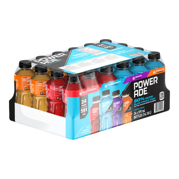 Powerade Sports Drink Variety Pack 24 x 591 mL – arcticfresh