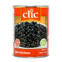 Clic Black Turtle Beans 12x540ml