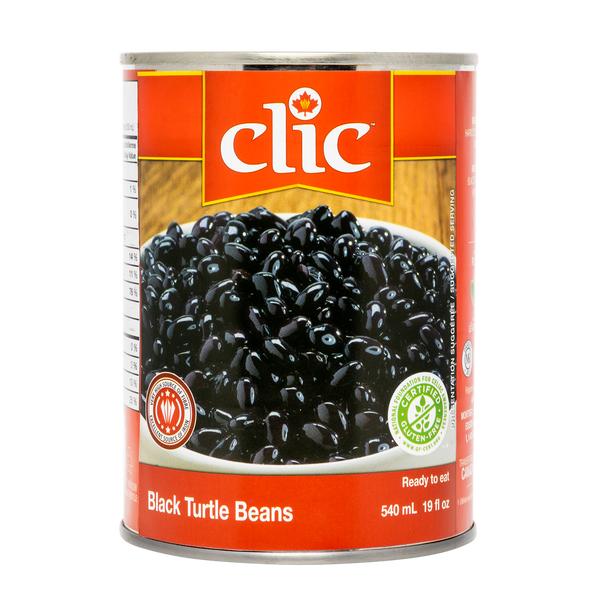 Clic Black Turtle Beans 12x540ml