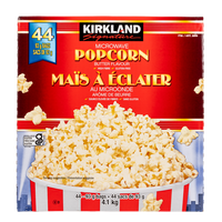 Kirkland Signature Microwave Butter Popcorn	44 x 93 g