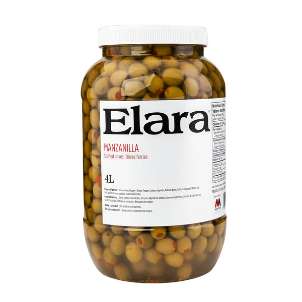 Elara Manzanilla Stuffed Olives 4L