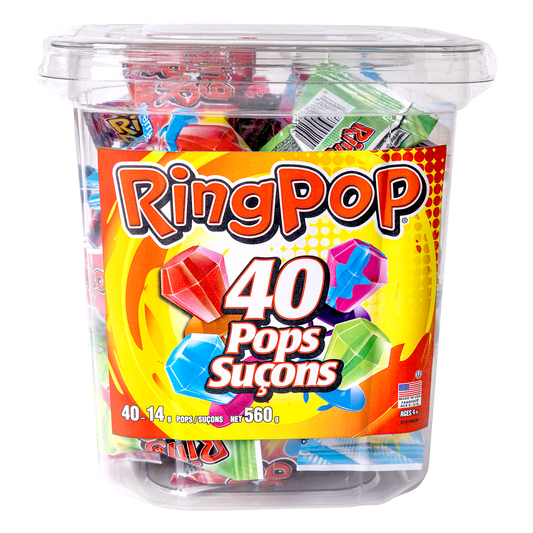 Ring Pops Assorted 40 x 14 g