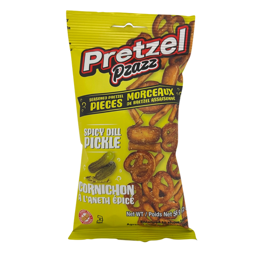 Pretzel Pzazz Spicy Dill Pickle 12 x 56 g