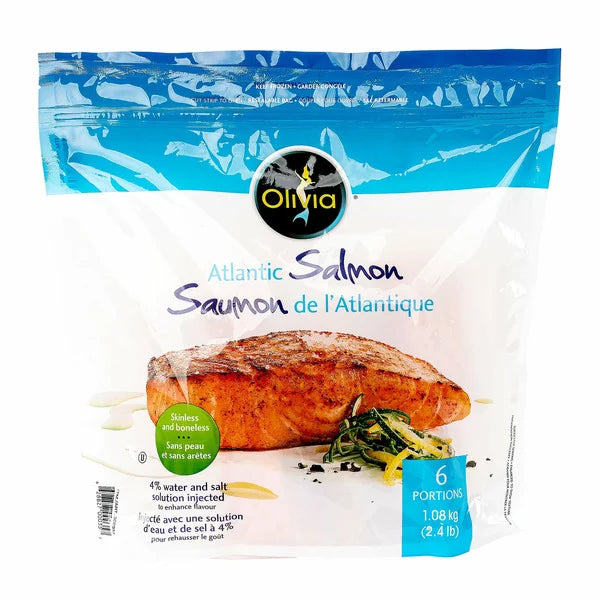 Olivia Frozen Atlantic Salmon 1.08Kg