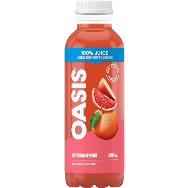 Oasis Ruby Red Grapefruit Burst 100% Juice 24x300ml