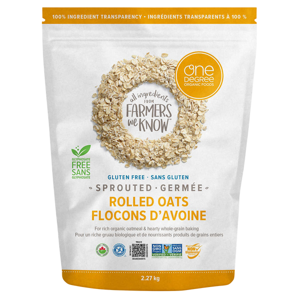 One Degree Sprouted Rolled Oats 2.27Kg