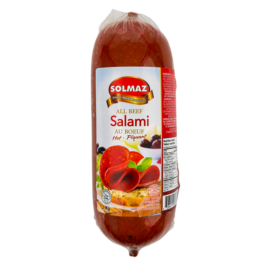 Solmaz Hot Halal Beef Salami 1Kg