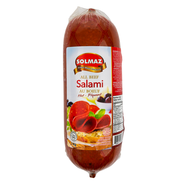 Solmaz Hot Halal Beef Salami 1Kg