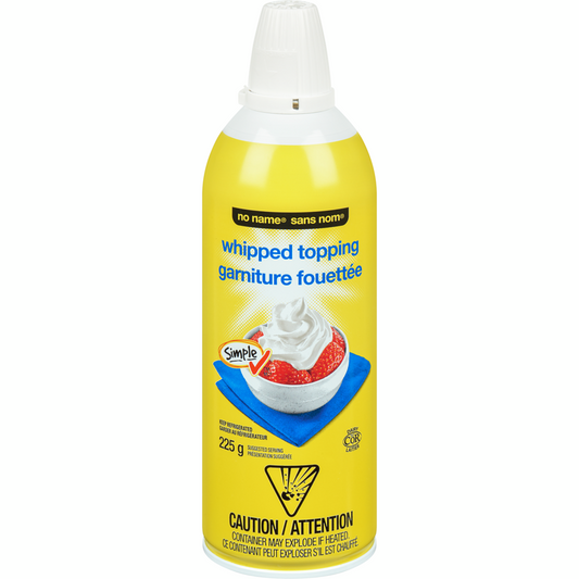 No Name Whipped Topping Aerosol 225g