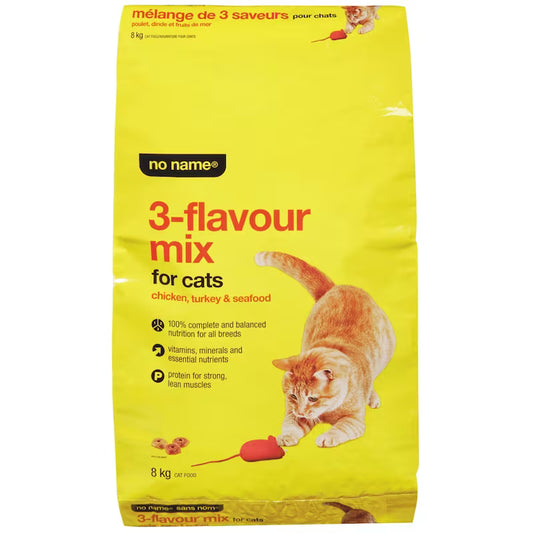 Nn Cat Food Dry 3 Flavour 8kg