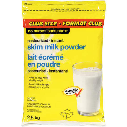 Pasteurized Instant Skim Milk Powder  2.5Kg