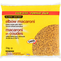 No Name Elbow Macaroni 2kg.