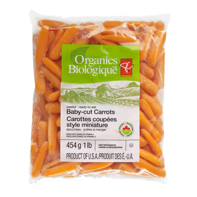 PC Organics Organic Mini Carrots, 1 lb bag
