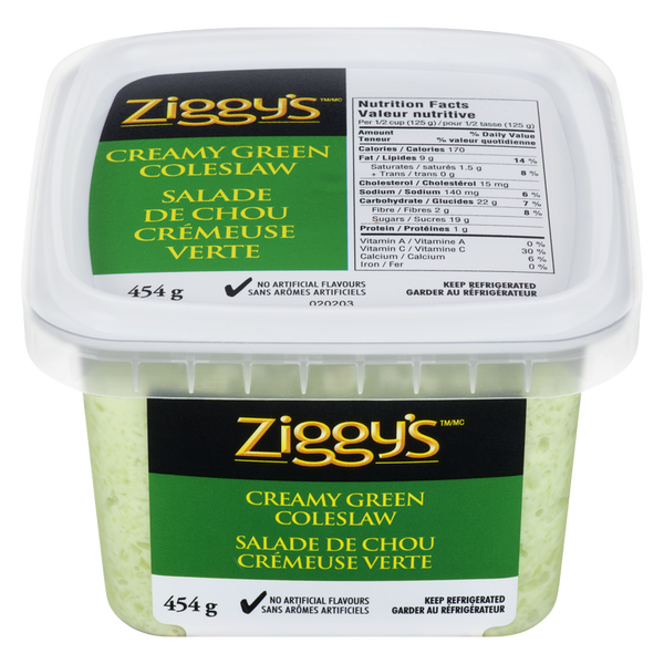Ziggy Creamy Garden Coleslaw Salad