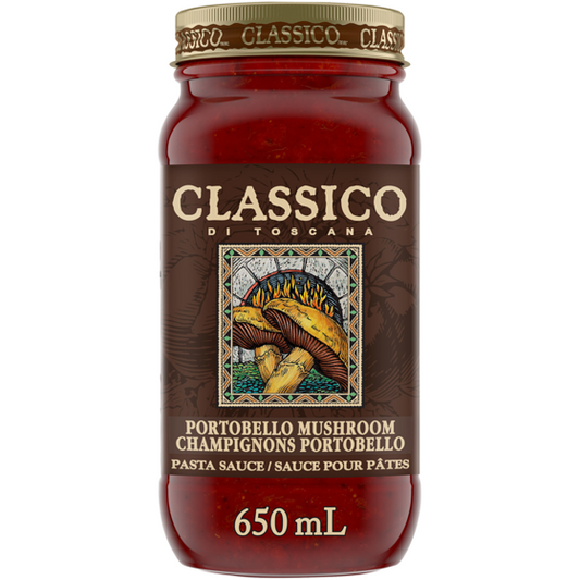 Classico Roasted Portabella Mushroom Pasta Sauce 650ml