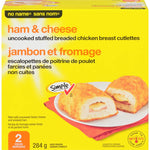 Nn Stuffed Breaded Chicken Breasts, Ham & Cheese 284g
