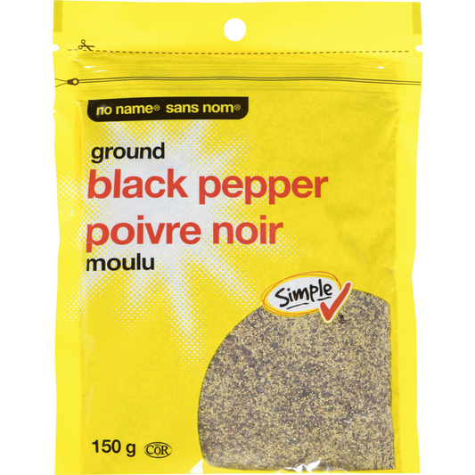 Nn Black Pepper Ground 150g