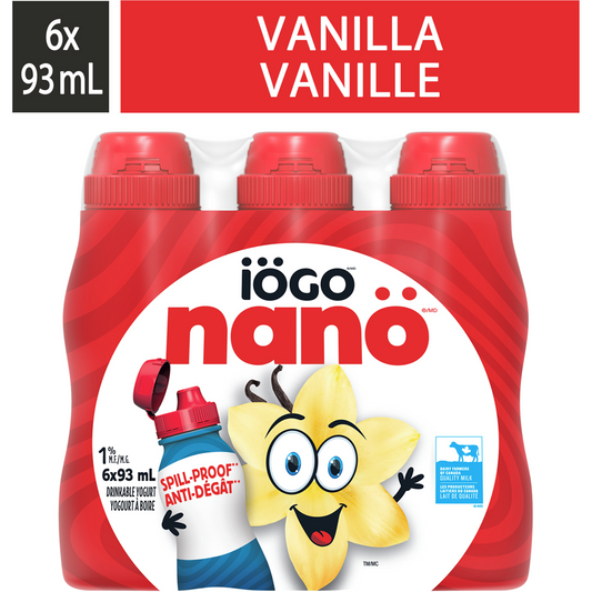 Iogo Nano Drink Vanilla 1% 6x93 ML