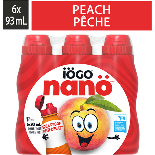 Iogo Nano Drink Peach 1% 6x93 ML