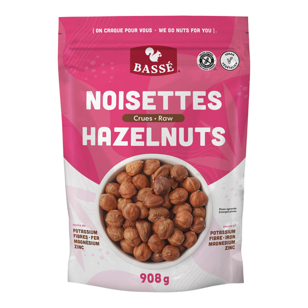 Bassé Raw Hazelnuts 908 g