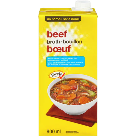 Nn Beef Reduced Sodium Broth 900ml