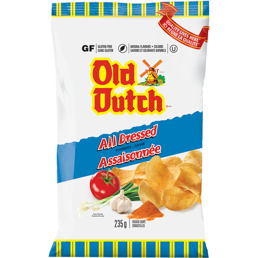 Old Dutch All Dressed 235 G