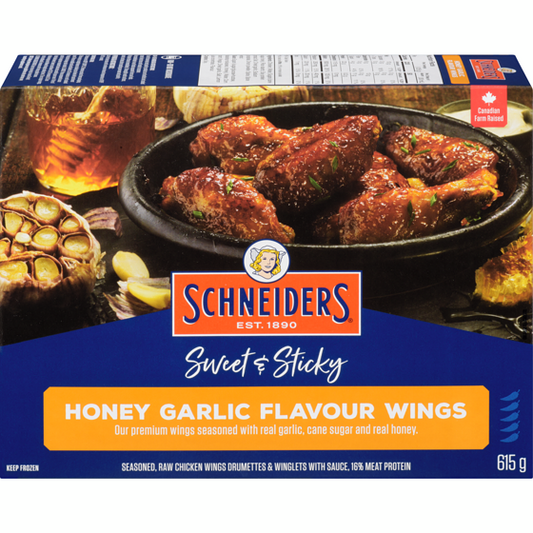 Schneiders Honey Garlic Chicken Wings 615 g