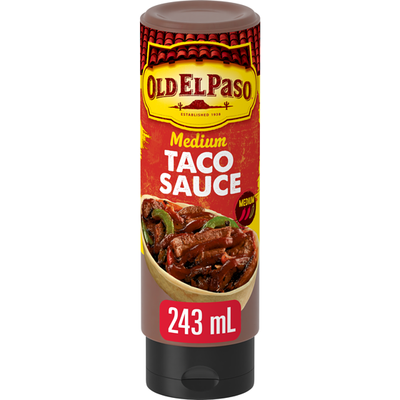 Old El Paso Taco Sauce Medium 243ml.