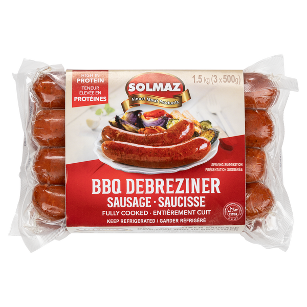Solmaz Halal Barbecue Sausage 3 × 500 g