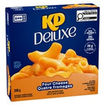 Kd Deluxe Four Cheese Macaroni And Cheese Frozen Dinner 340g