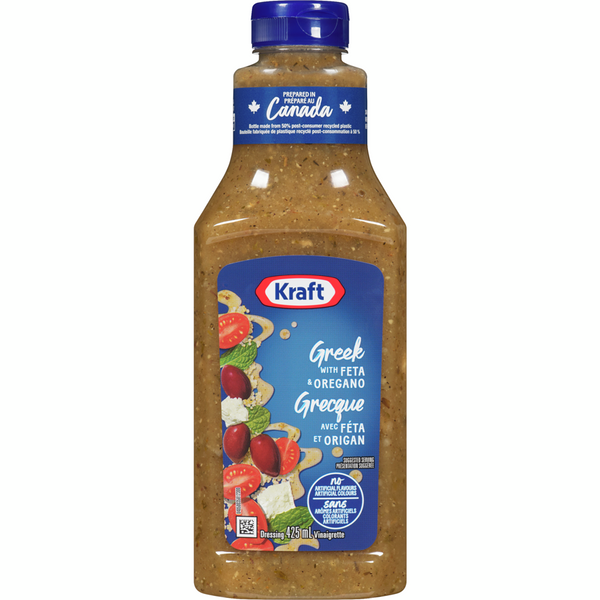 Kraft Greek Feta Oregano Dressing 425ml