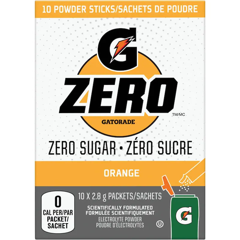 Gatorade Zero Powder Orange, 35 g