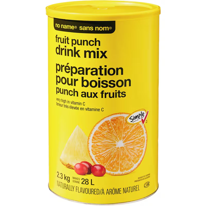 No Name Fruit Punch Drink Mix 2.3 Kg