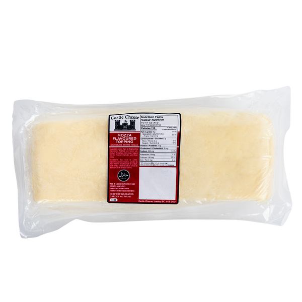 Castle Cheese Mozza Flavoured Topping Block 2.27 kg
