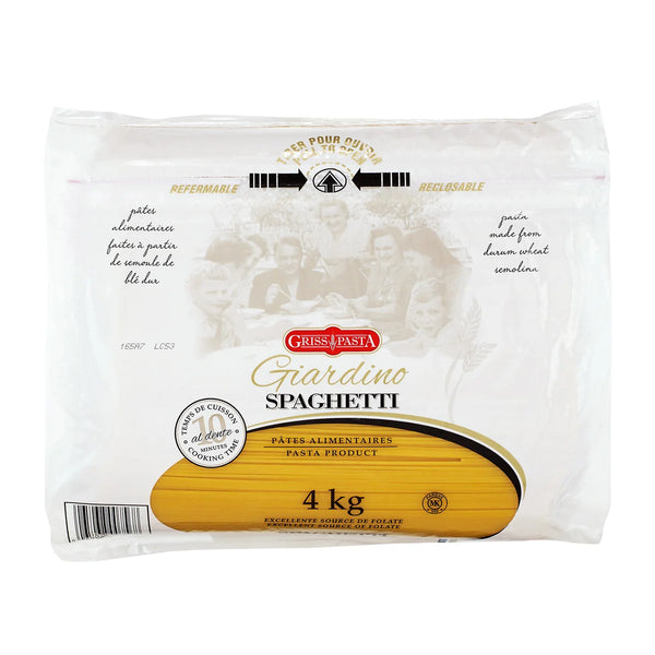 Griss Pasta Giardino Spaghetti	4 kg