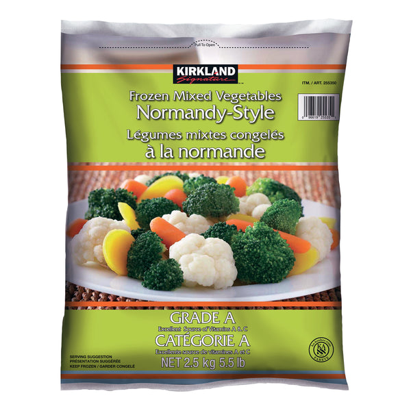 Kirkland Signature Frozen Mixed Vegetables	2.5 kg