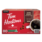 Tim Hortons Dark Roast Single-serve K-Cup Pods Pack of 80, 840g