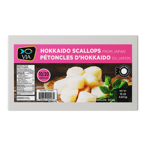 Via Hokkaido Scallops from Japan 4.54 kg