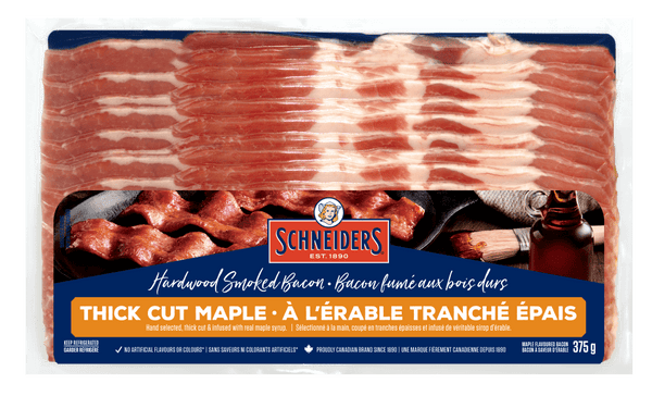 Ml Maple Thick Cut Bacon 375g