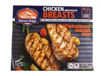 Watson Ridge IQF Chicken Breast 800g, Watson Ridge Chicken Breasts, 17% meat protein