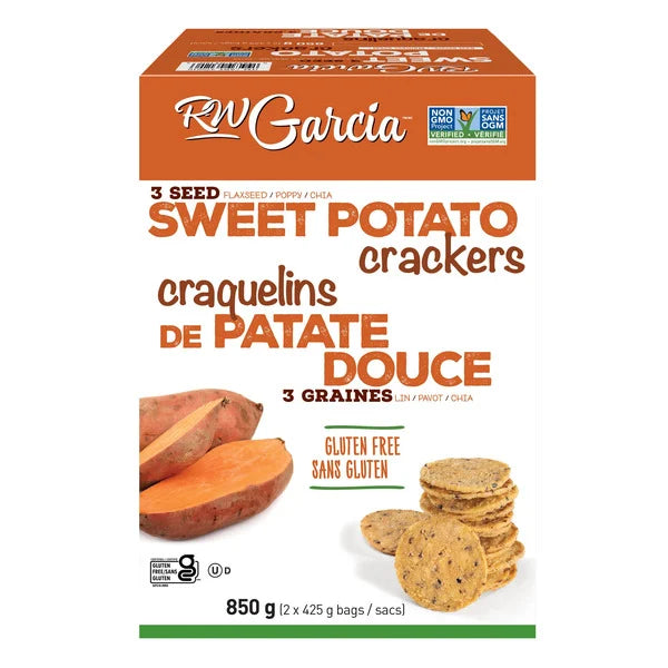 RW Garcia Sweet Potato Crackers 850 g