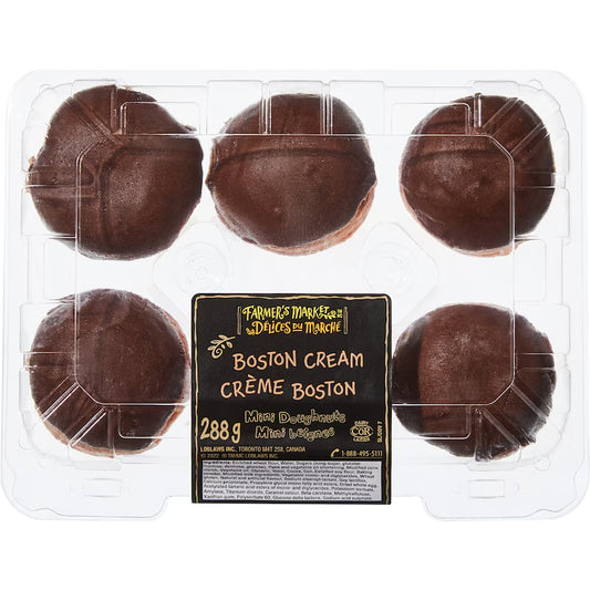 Farmers Market Boston Cream Mini Donuts 288g