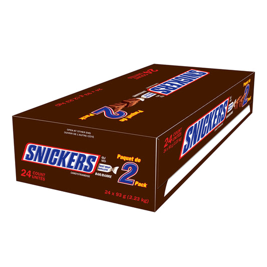 Snickers King Size Chocolate Bars 24 x 93 g