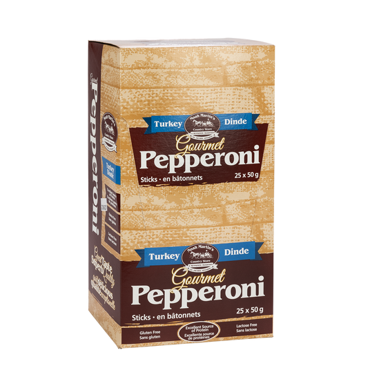 Noah Martin’s Gourmet Turkey Pepperoni Sticks 25 x 50 g