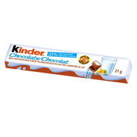 Kinder Chocolate Bars	36 x 21 g