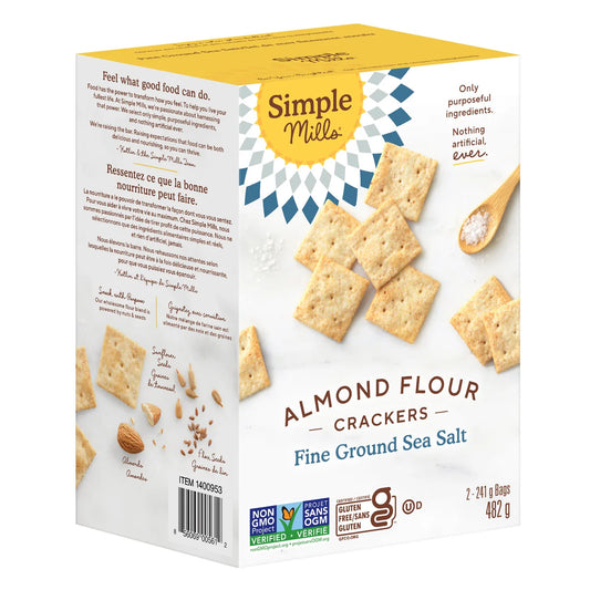Simple Mills Almond Flour Crackers 482 g
