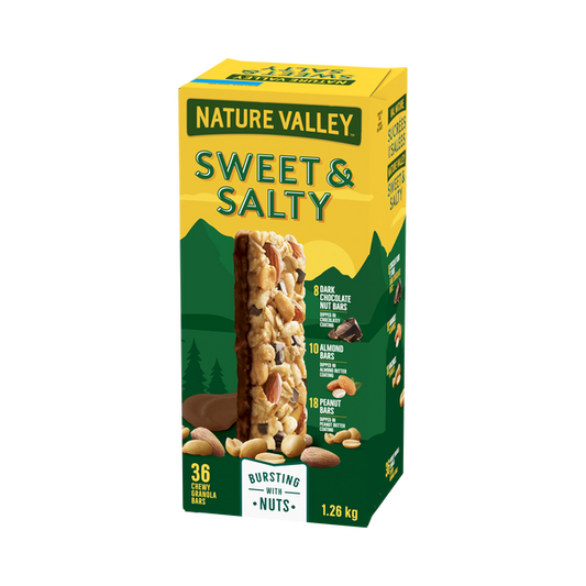 Nature Valley Sweet and Salty Granola Bars Variety Pack 36 x 35 g
