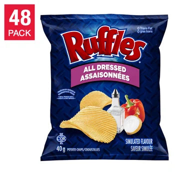 Ruffles Sour Cream Chip - 48x40g