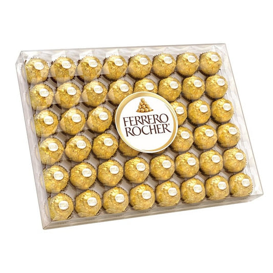 "Ferrero Rocher Hazelnut Chocolates Pack of 48" 600 g