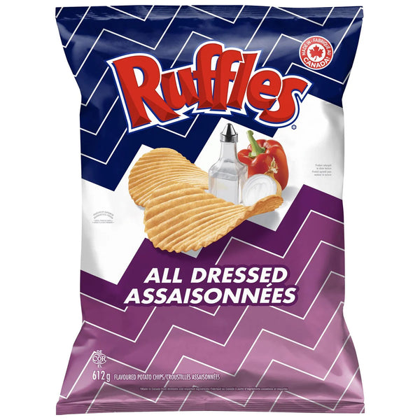 Ruffles All Dressed Chips 612g